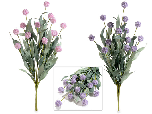 Mazzo Fiori Artificiali - Eryngium Echinops