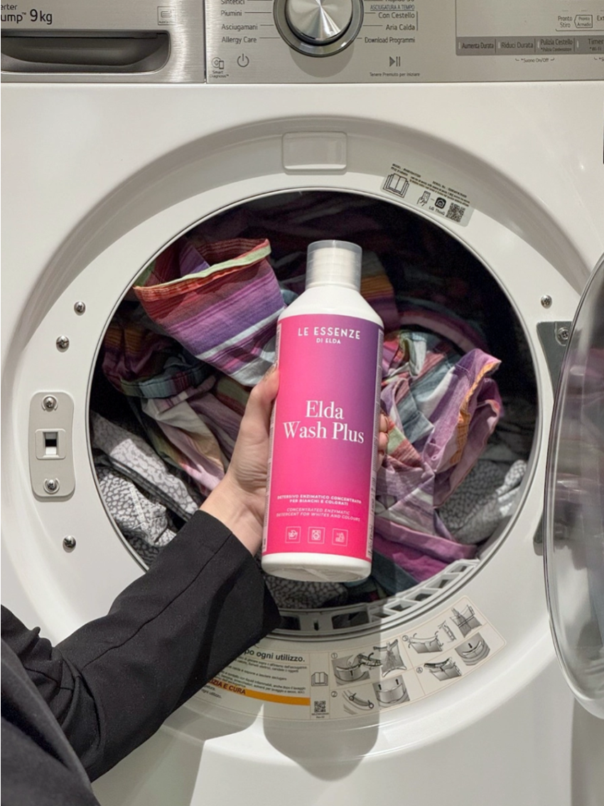 Elda Wash Plus -  Detersivo enzimatico concentrato per bianchi e colorati